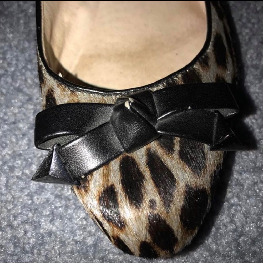 Pony Hair Leopard Print Flats - Picture 4 of 8